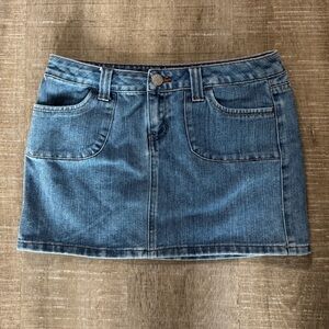 Y2K So Wear It Declare It Blue Denim Mini Skirt